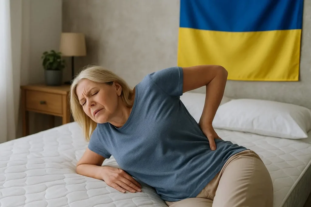 Як вибрати матрас для людей із болями у спині після 50 років