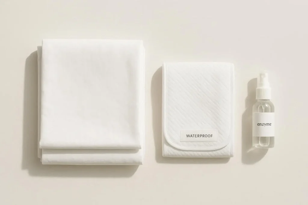 Безпечне виведення плям з постілі та чохлів