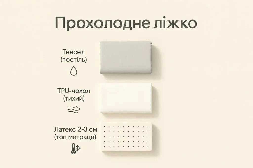 рецепт прохолодного ліжка на літо