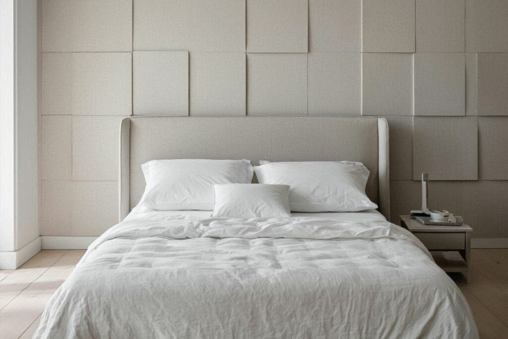 М’яке узголів’я ліжка