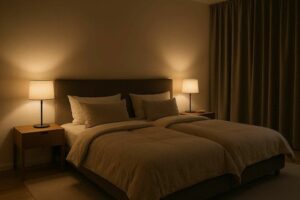 Як облаштувати спальню для максимального комфорту пари: світло, текстиль і приватність